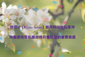 传奇SF（Private Server）新开网站是玩家寻找最新传奇私服游戏开服信息的重要渠道